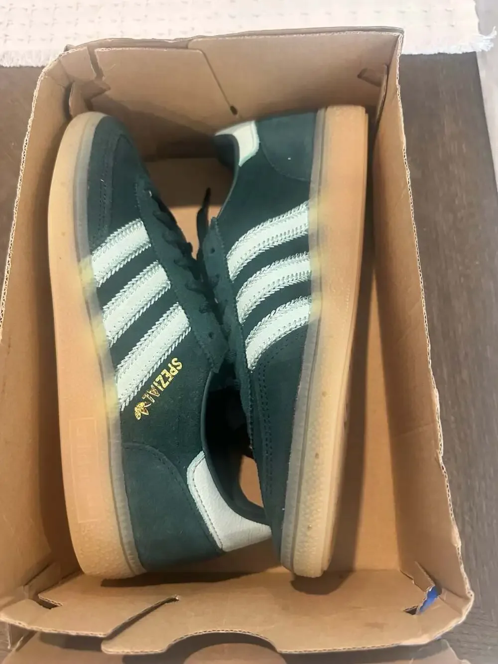 Adidas Originals Handball Spezial Women's Sneakers in Dark Green